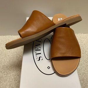 Steve Madden Karolyn Sandals (Cognac Lea) Size 7 BRAND NEW
